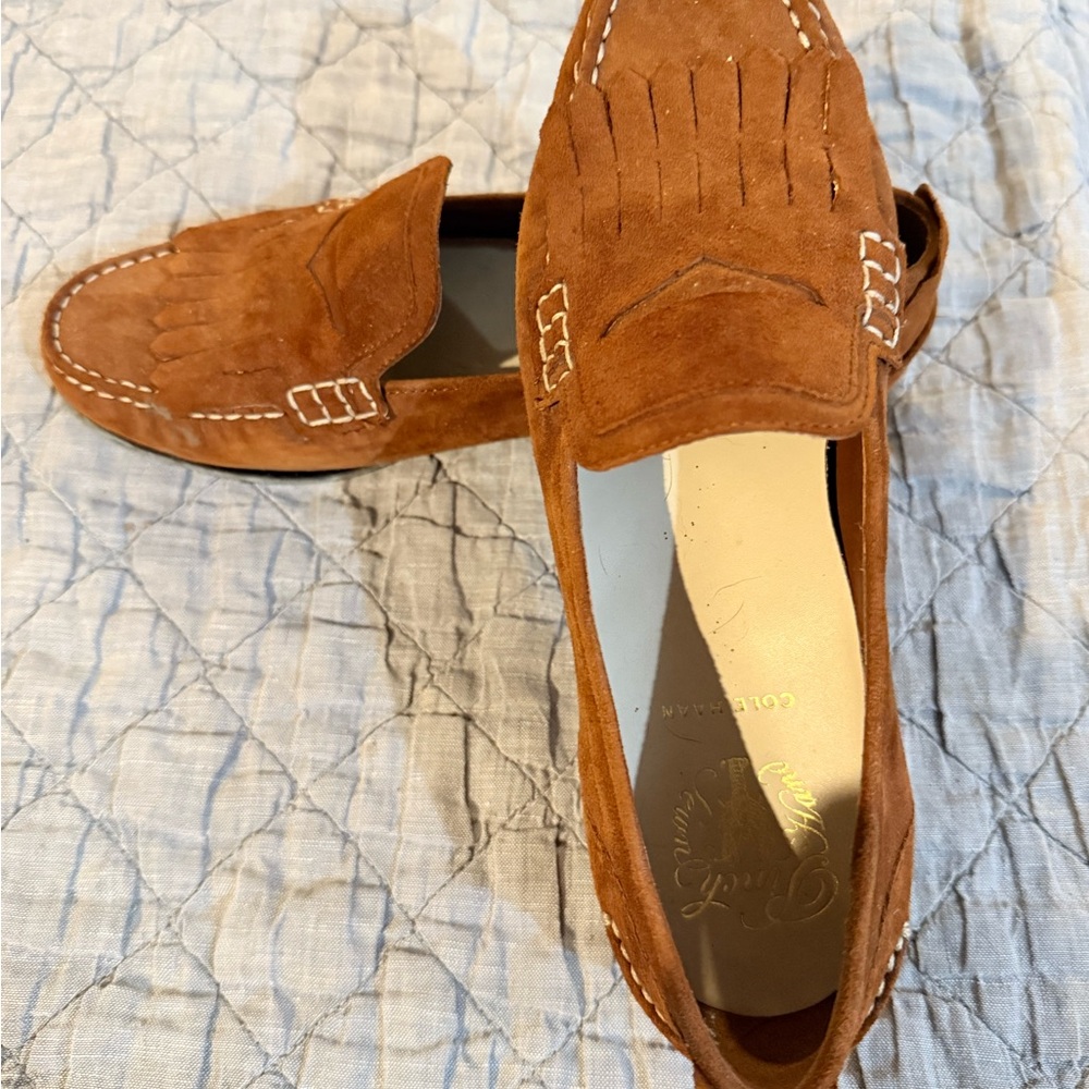 Brown Suede Women’s Loafers